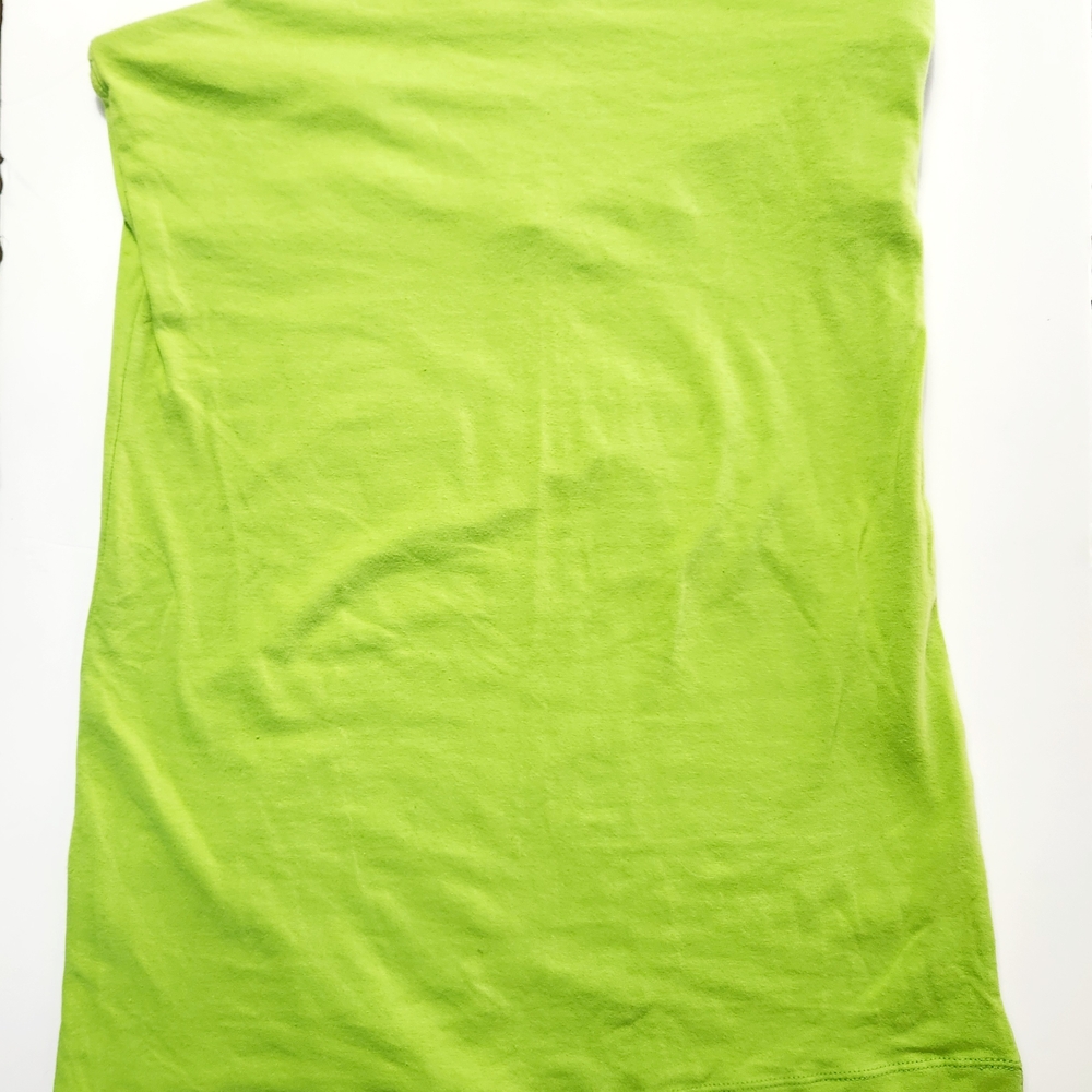 ❤️Rue21 Y2K Style Women's Lime Green Strapless Top Size: L